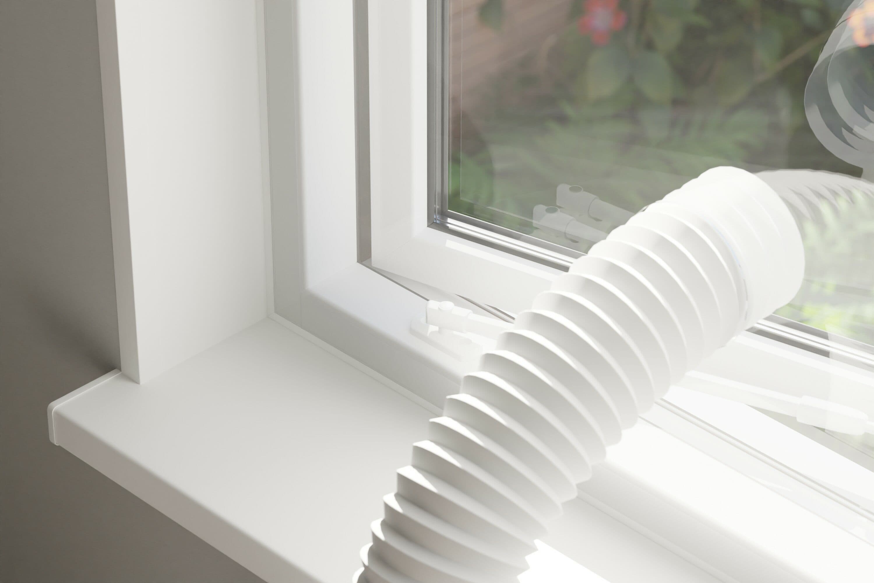 Raamafdichting airco magneetband-montage