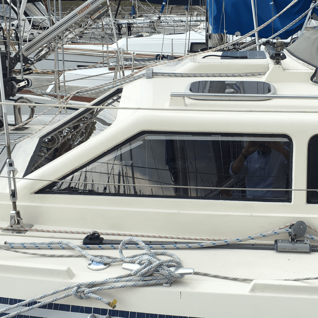 Ramen zeilboot eind resultaat