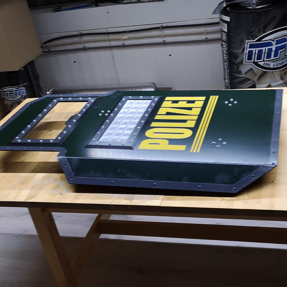 Airsoft schilden van aluminium