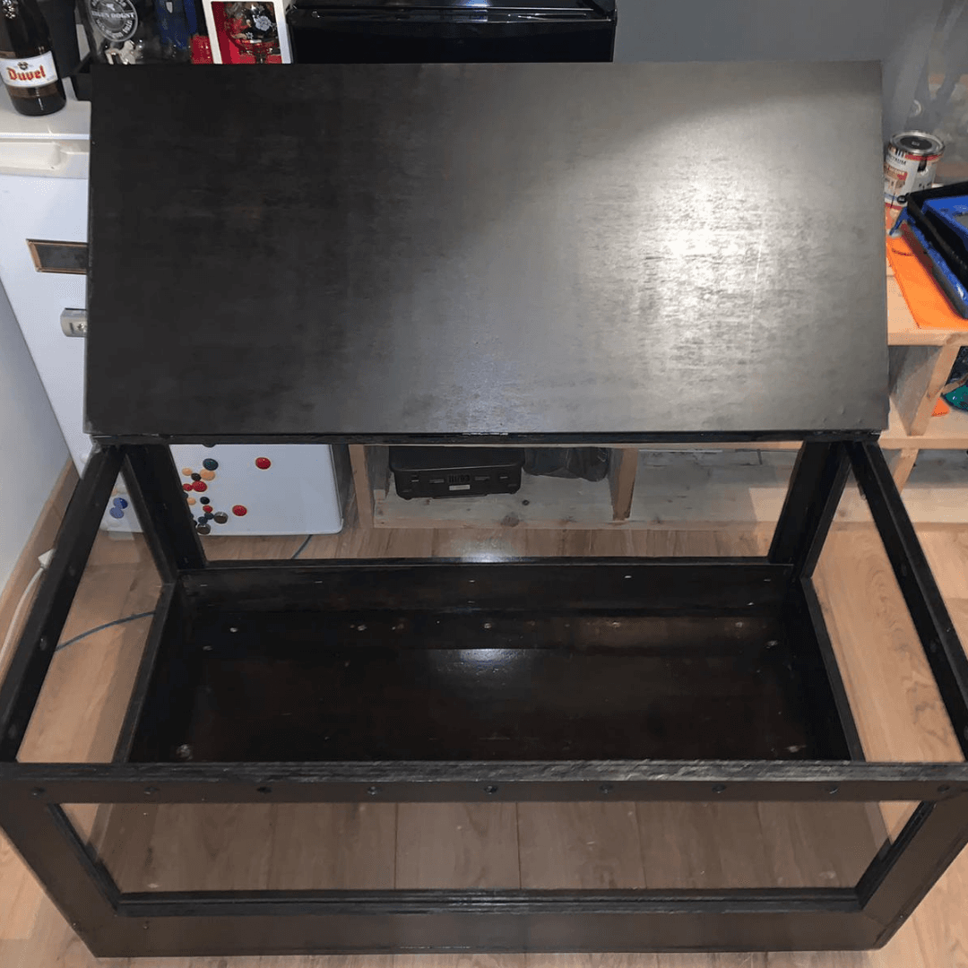 Tafel terrarium van plexiglas