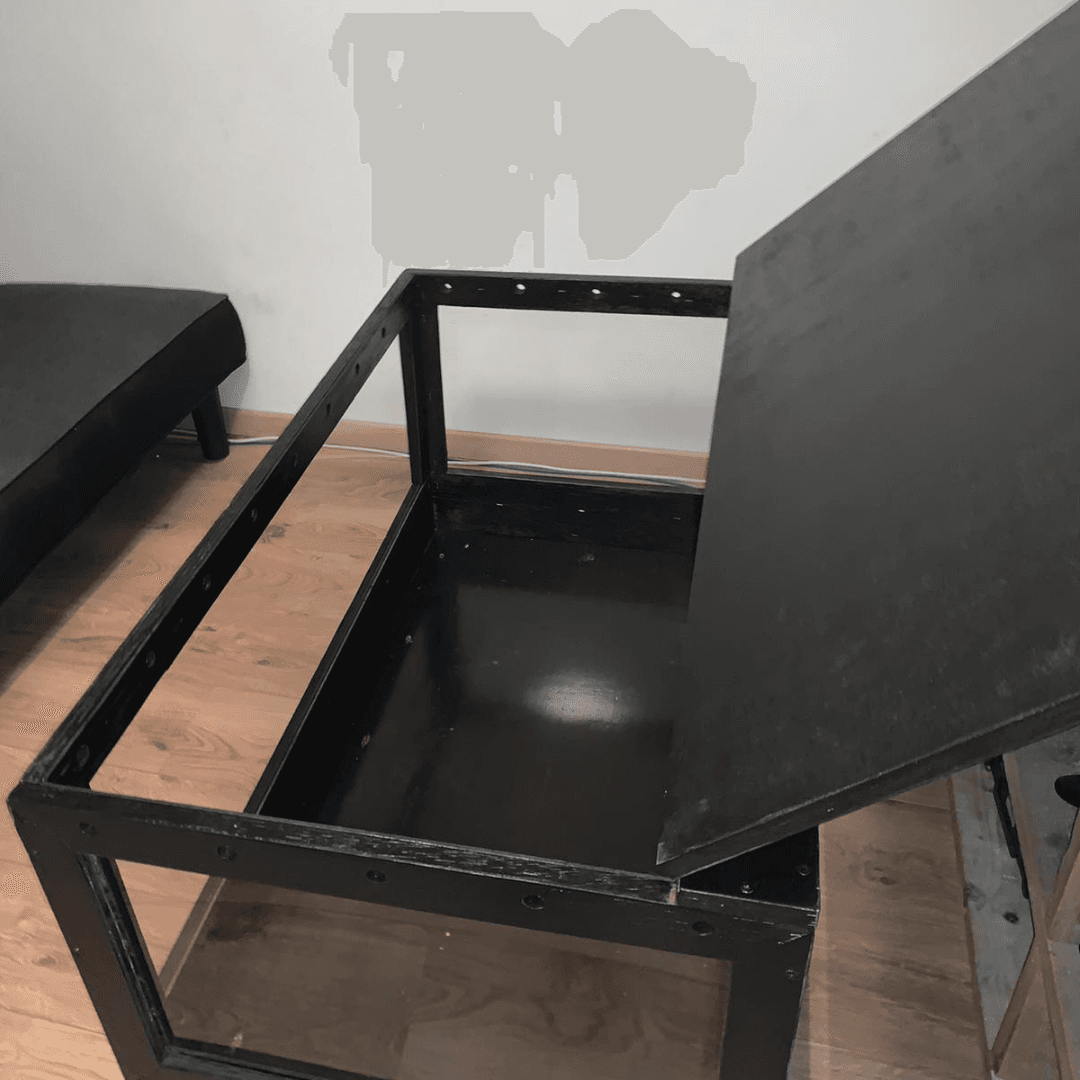 Tafel terrarium van plexiglas