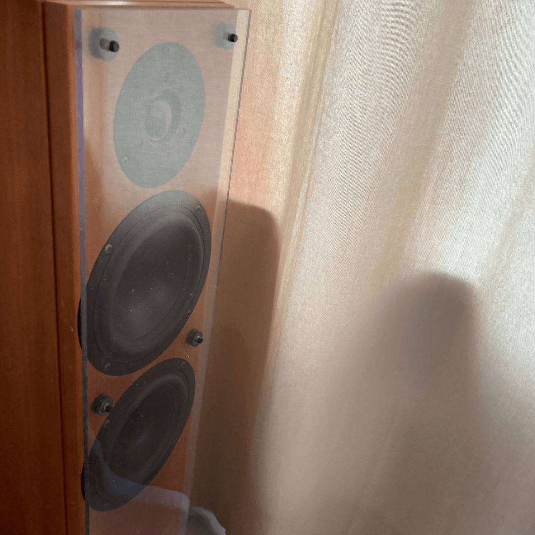 Speaker bescherming links