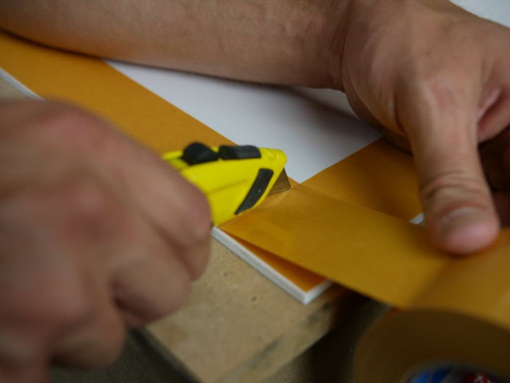 Tape op maat snijden