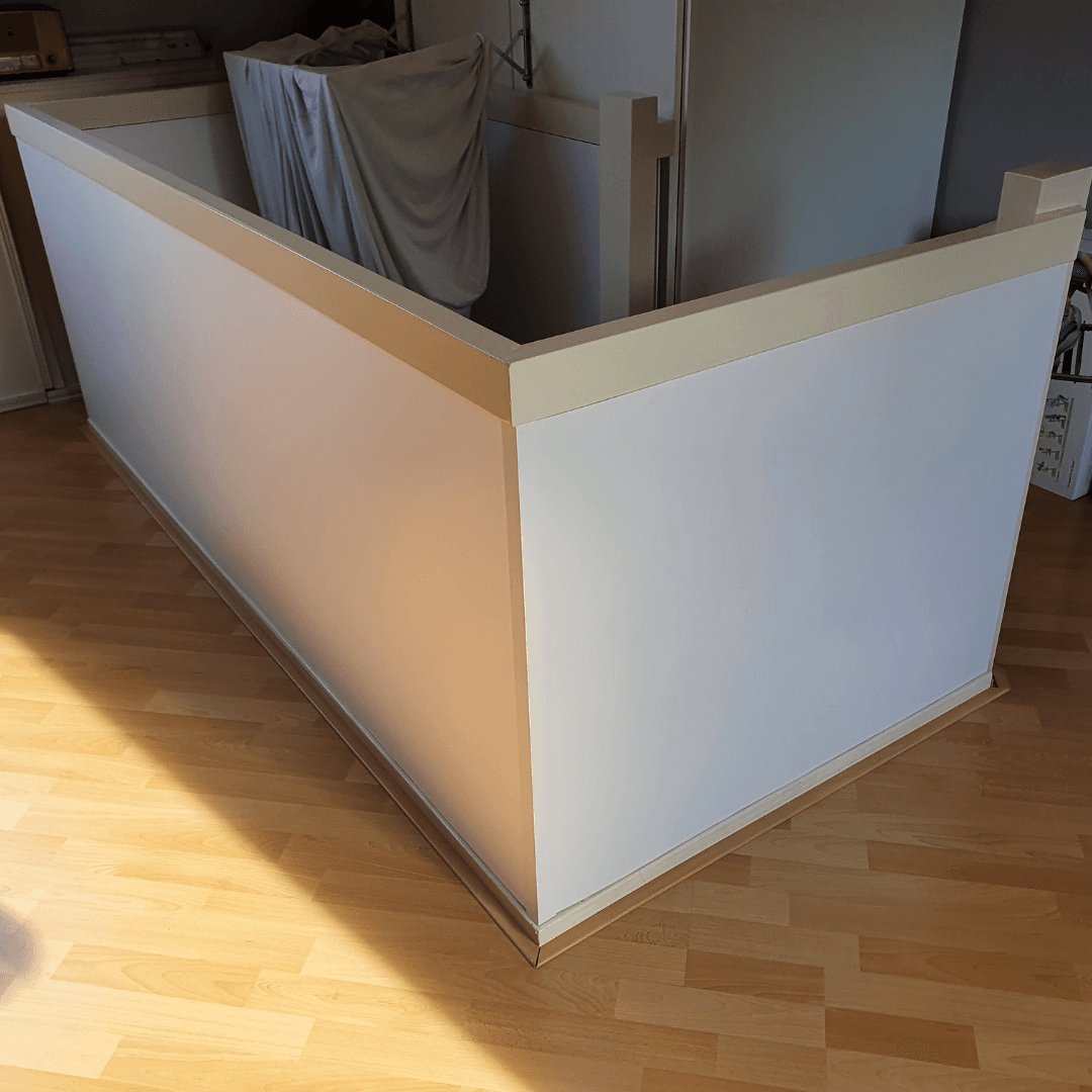 Trap balustrade van geschuimd PVC