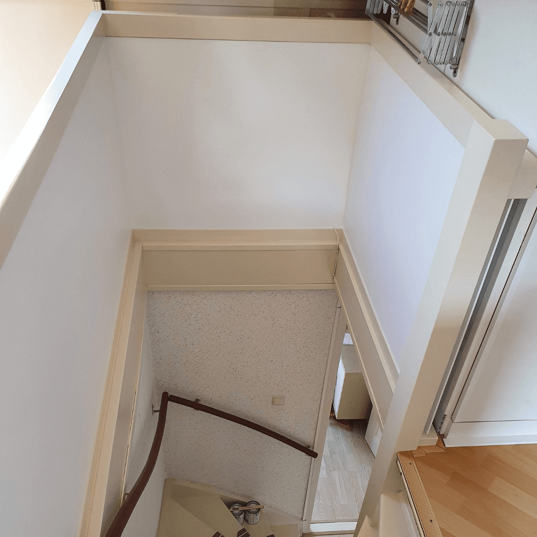 Trap balustrade van geschuimd PVC