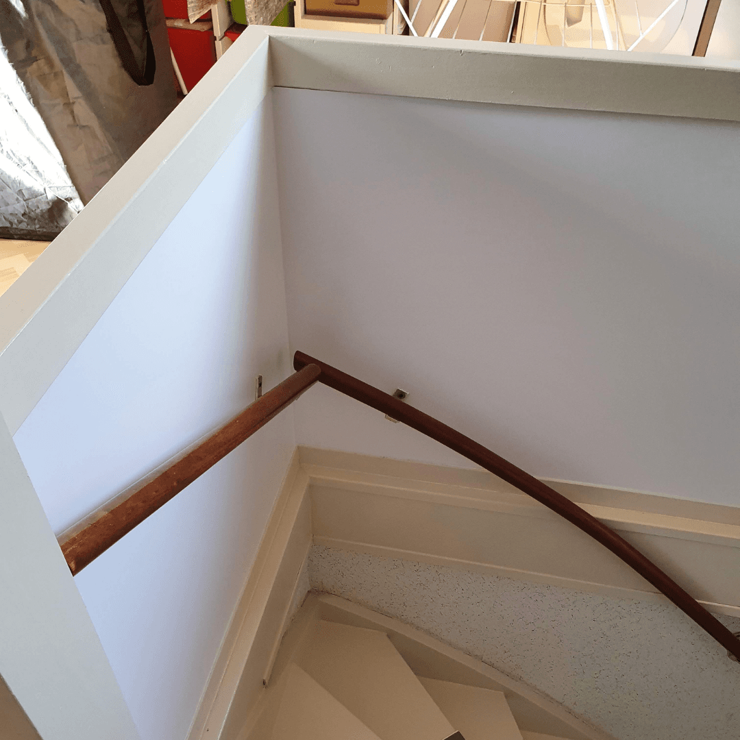 Trap balustrade van geschuimd PVC