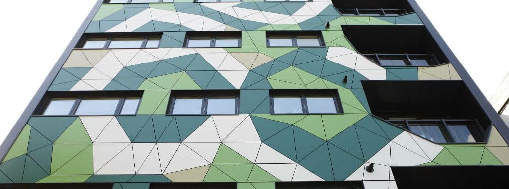 Trespa gevelbekleding new kent road