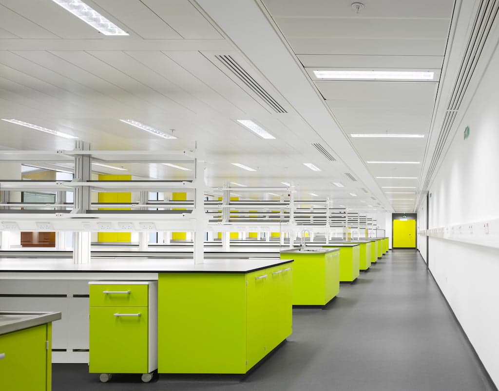 Trespa toepassing in lab