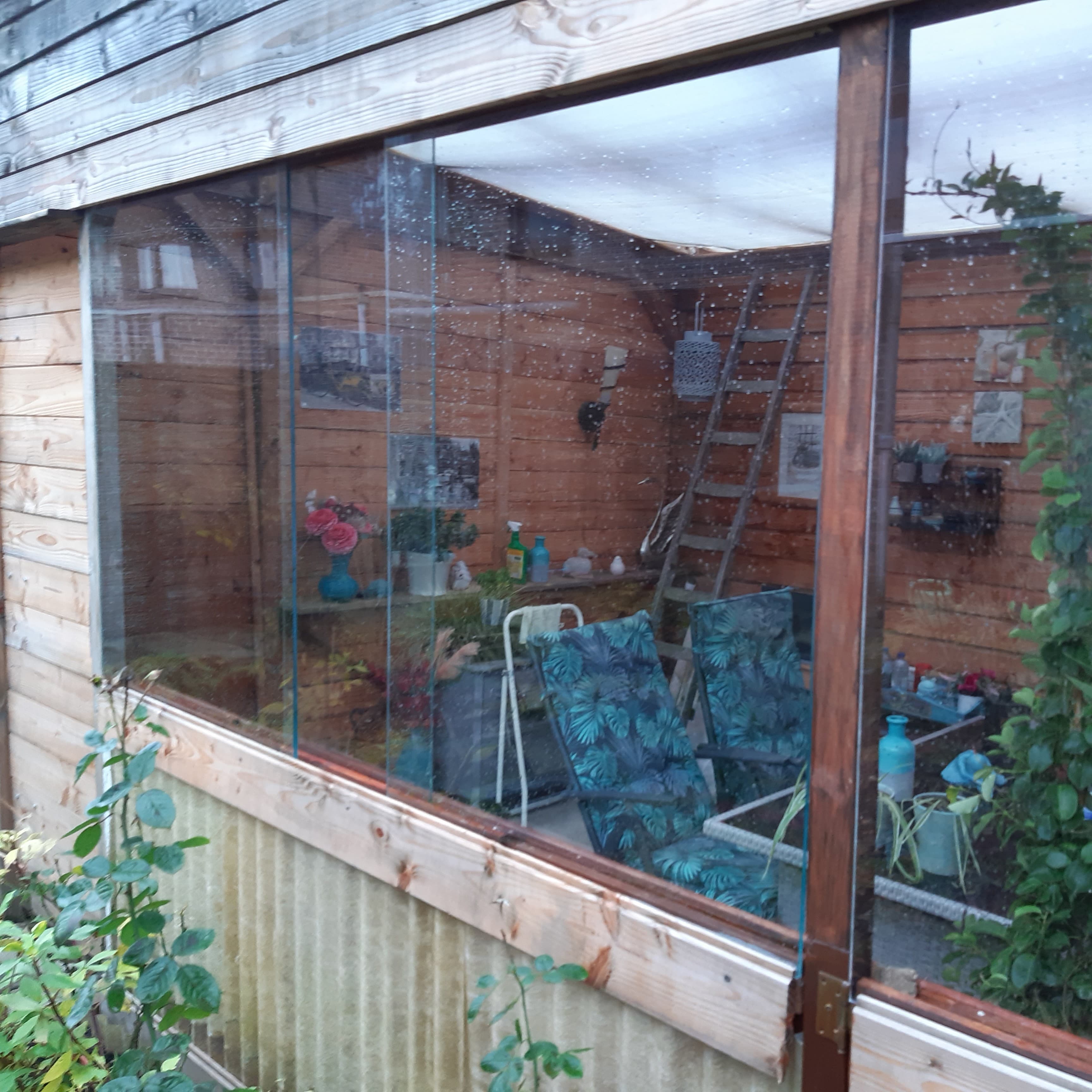 Verwijderbare beglazing tuinhuisje 1.3