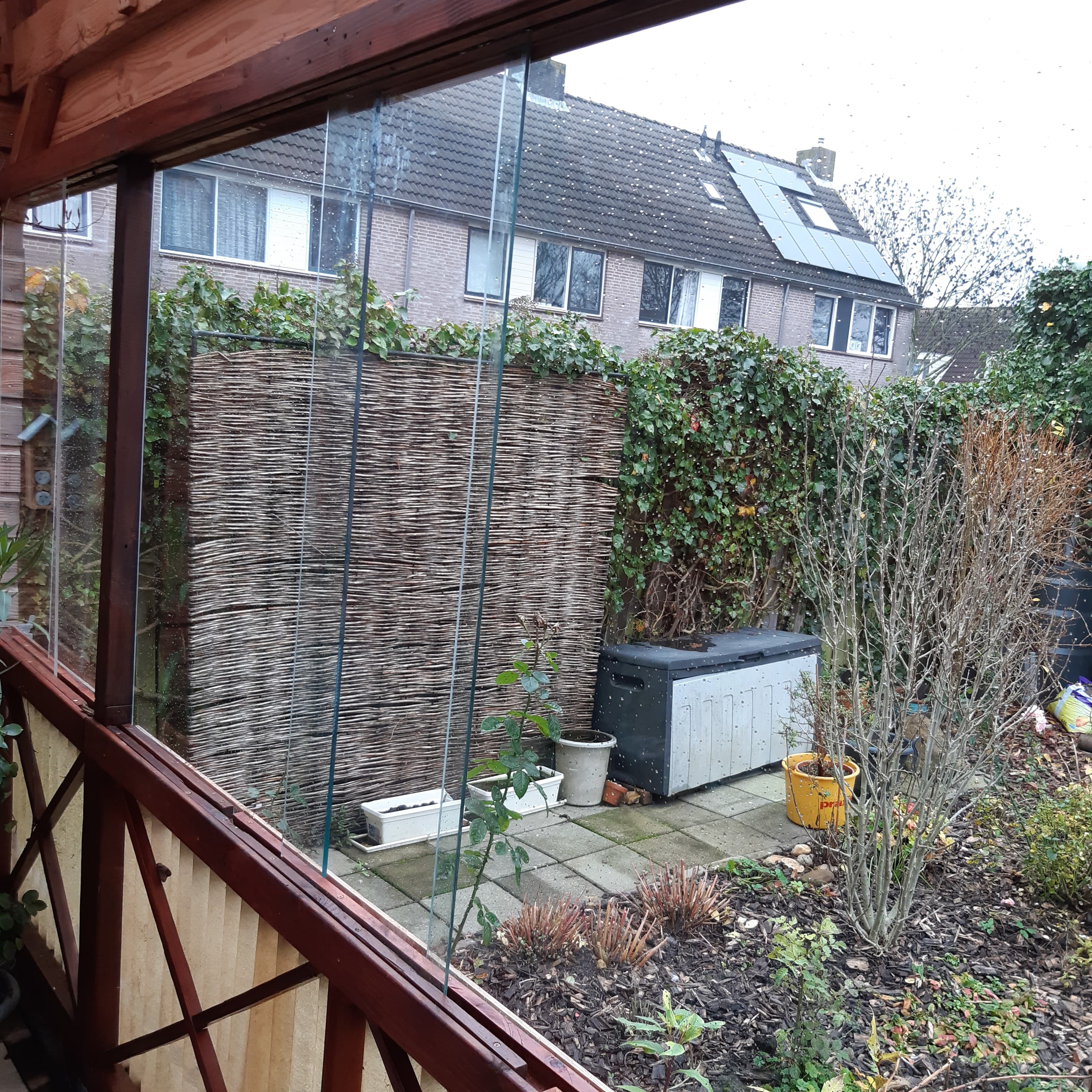 Verwijderbare beglazing tuinhuisje 1.1