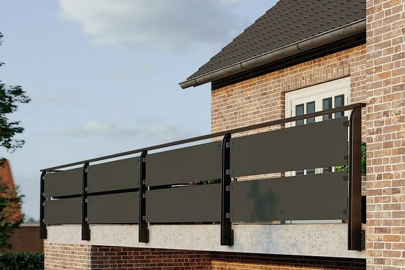 Windscherm balkon HPL