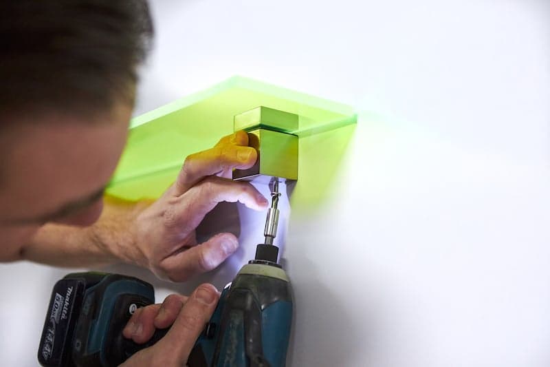 Zelf schap maken schapdragers bevestigen