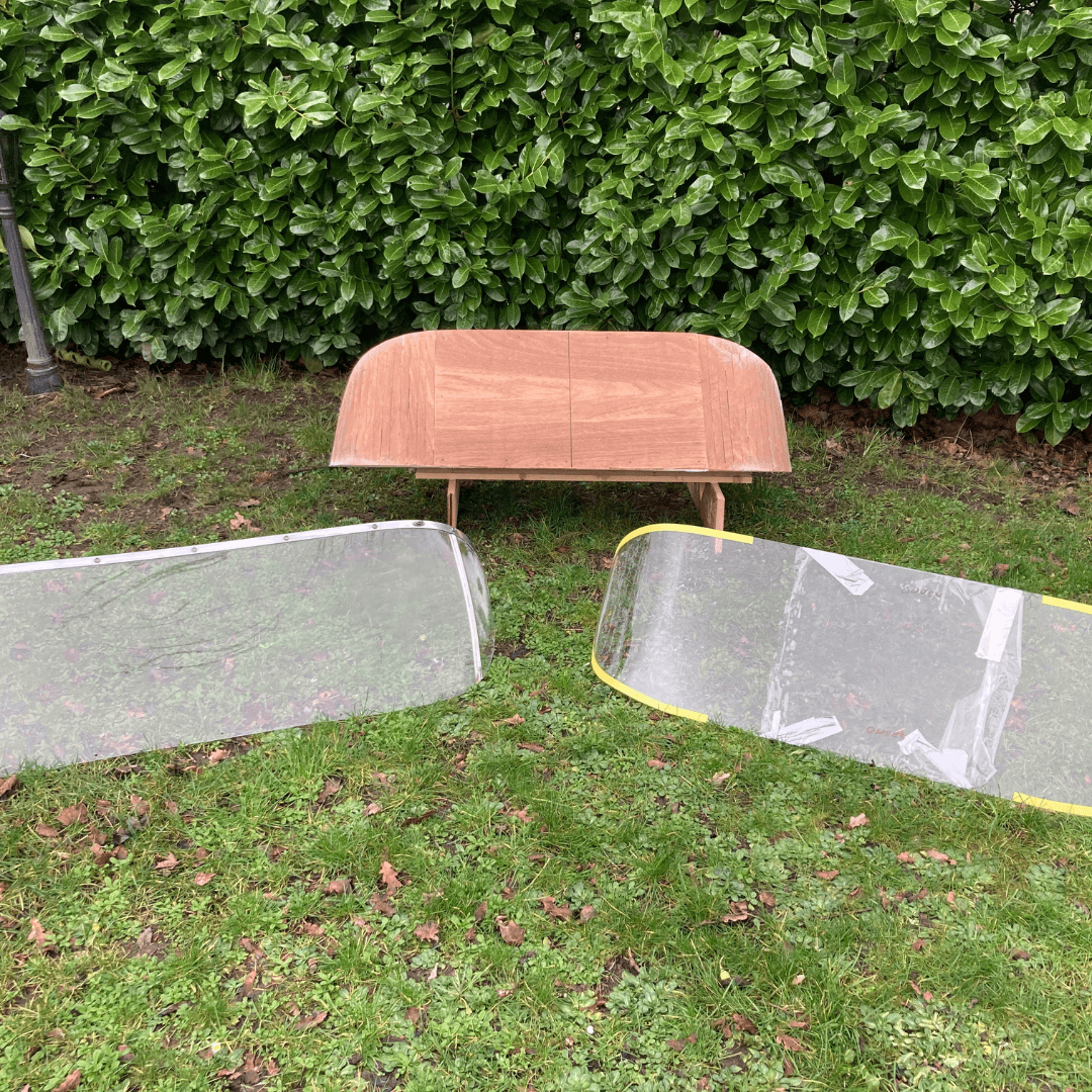 Plexiglas speedboot raam