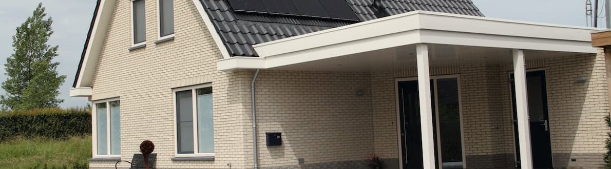 Carport bekleden banner