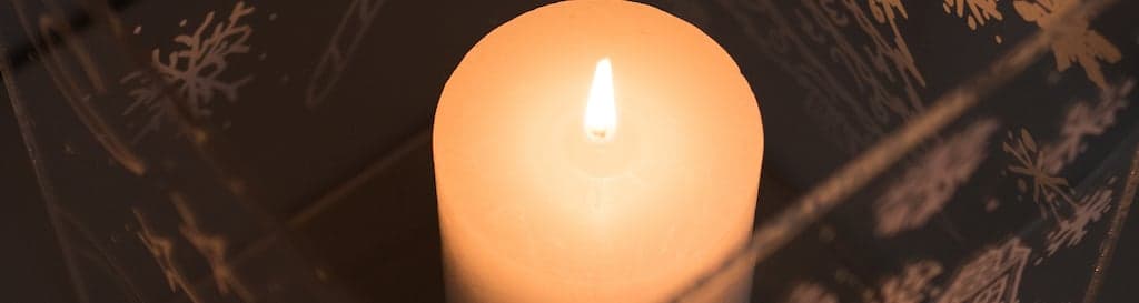 Kerst windlicht maken banner