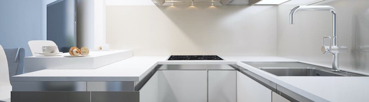 Keukenkastje plexiglas banner