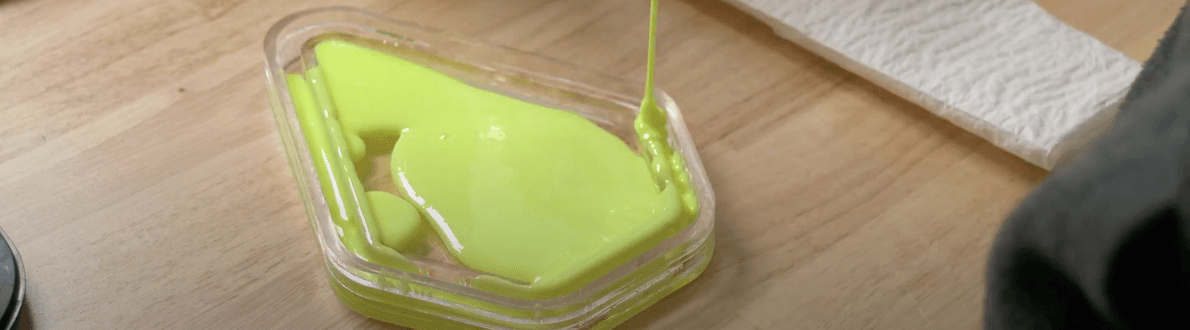 Mal maken voor epoxy banner