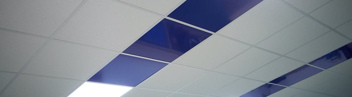 Systeemplafond pimpen met alupanel