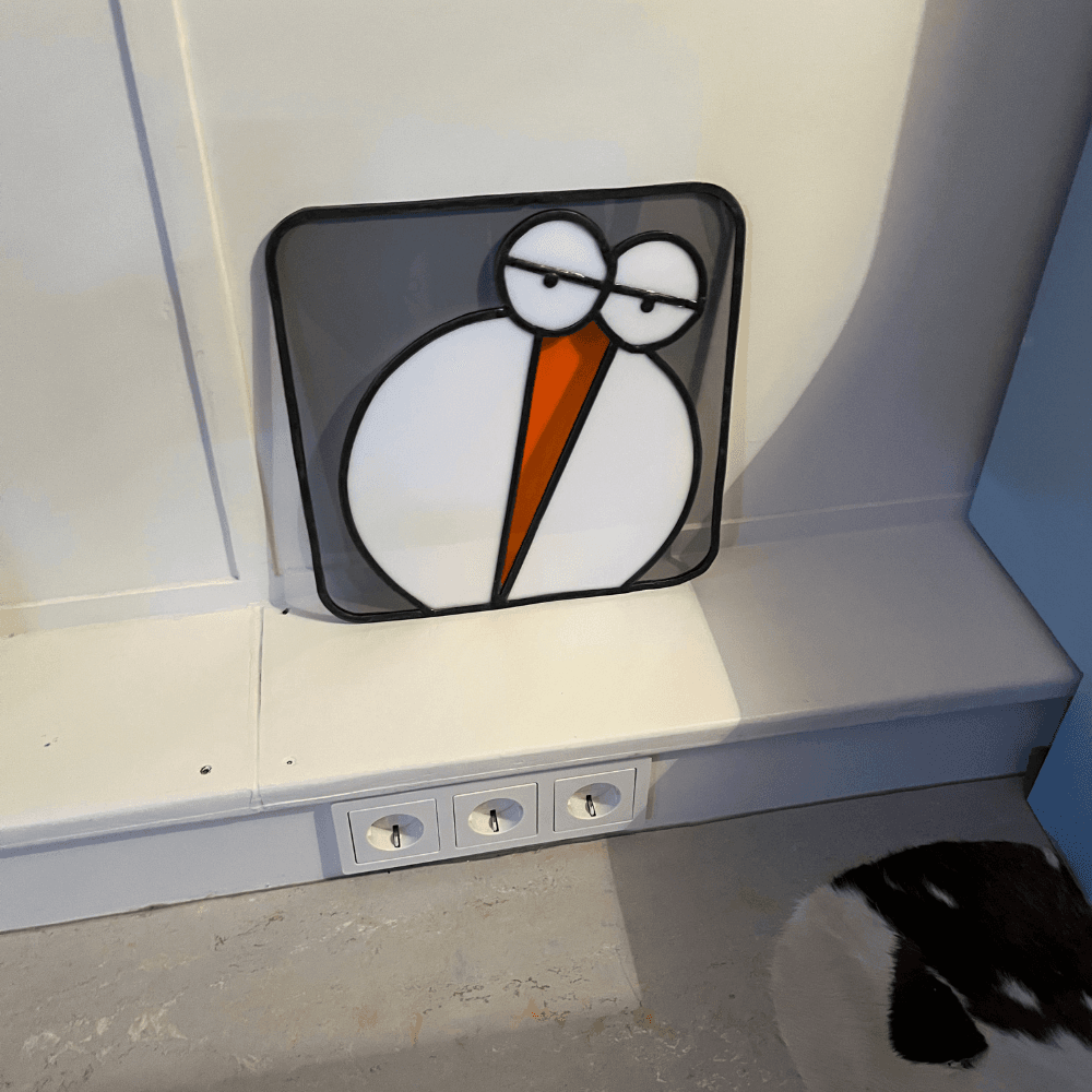 Kunstwerk van plexiglas