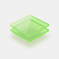 Assortiment plexiglas fluor