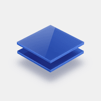 Assortiment plexiglas gekleurd