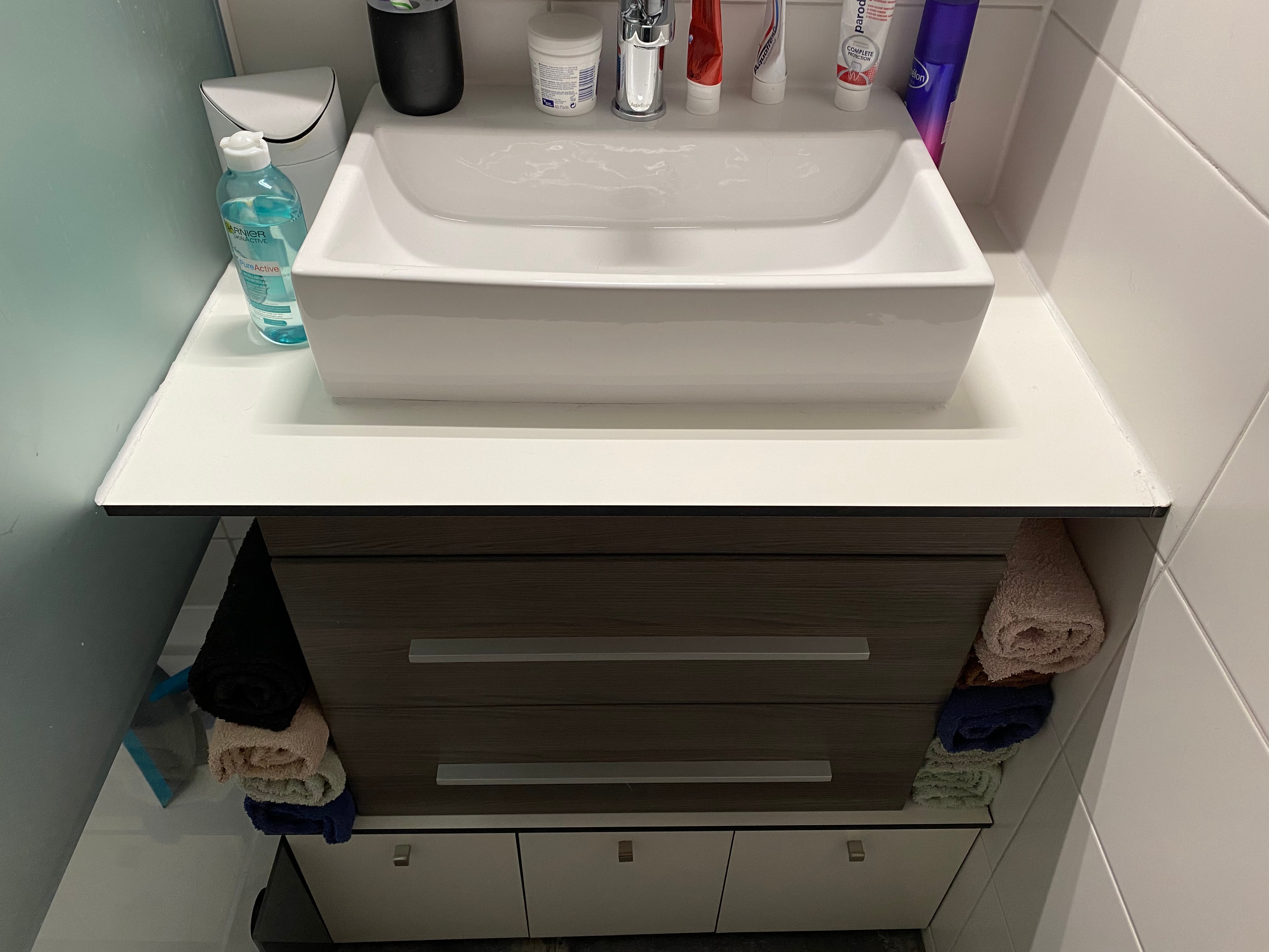 Badkamer vernieuwing kast