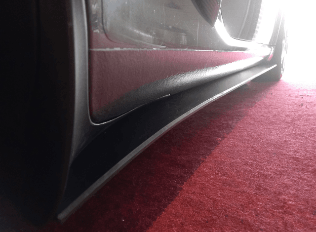 Deurdrempel voor op een auto van HDPE