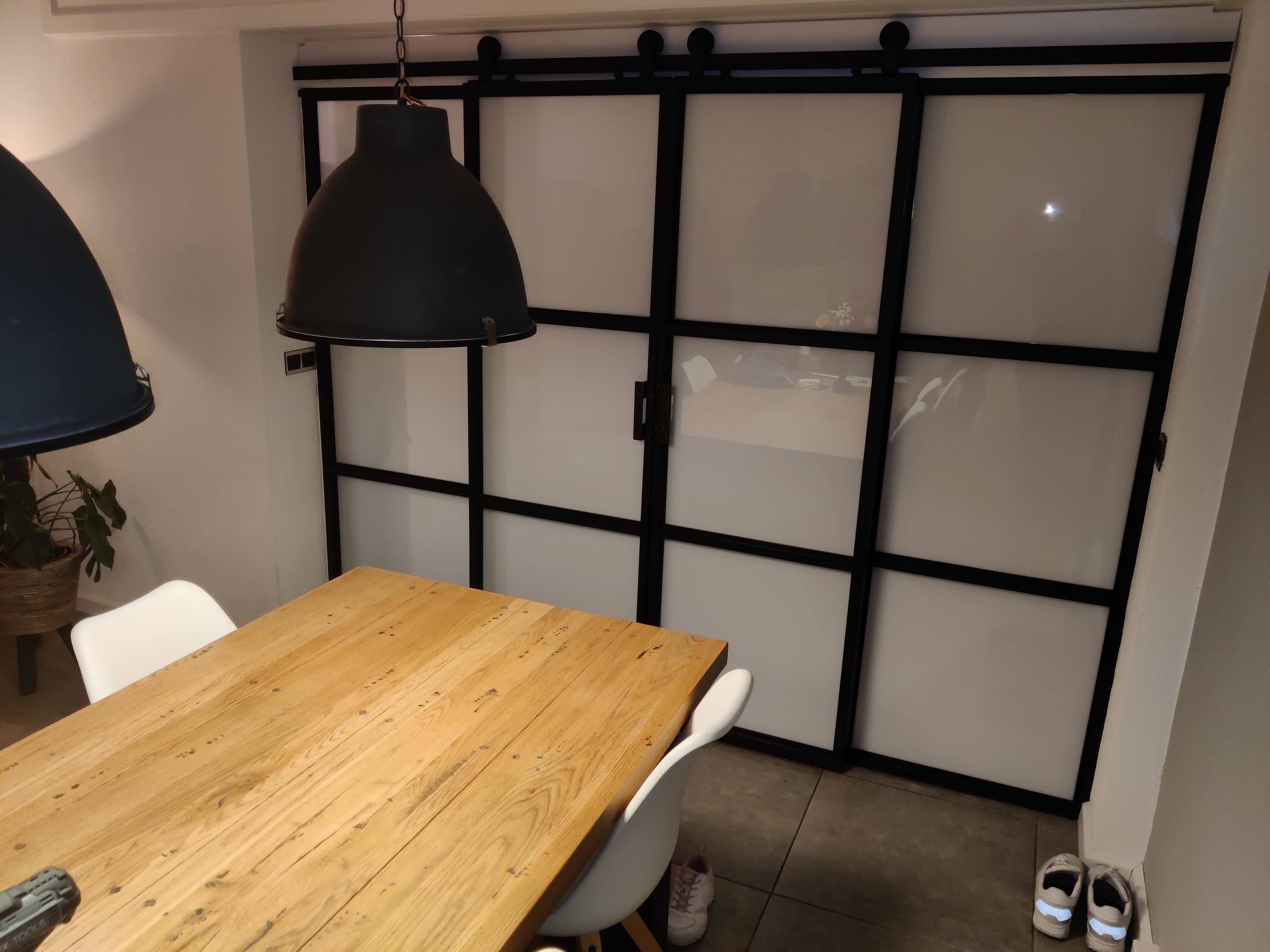Voorbeeld tussenwand