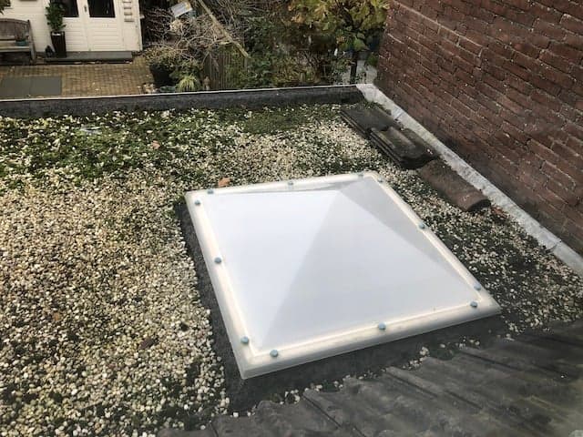 Lichtkoepel voorzetraam