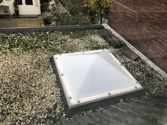 Lichtkoepel voorzetraam