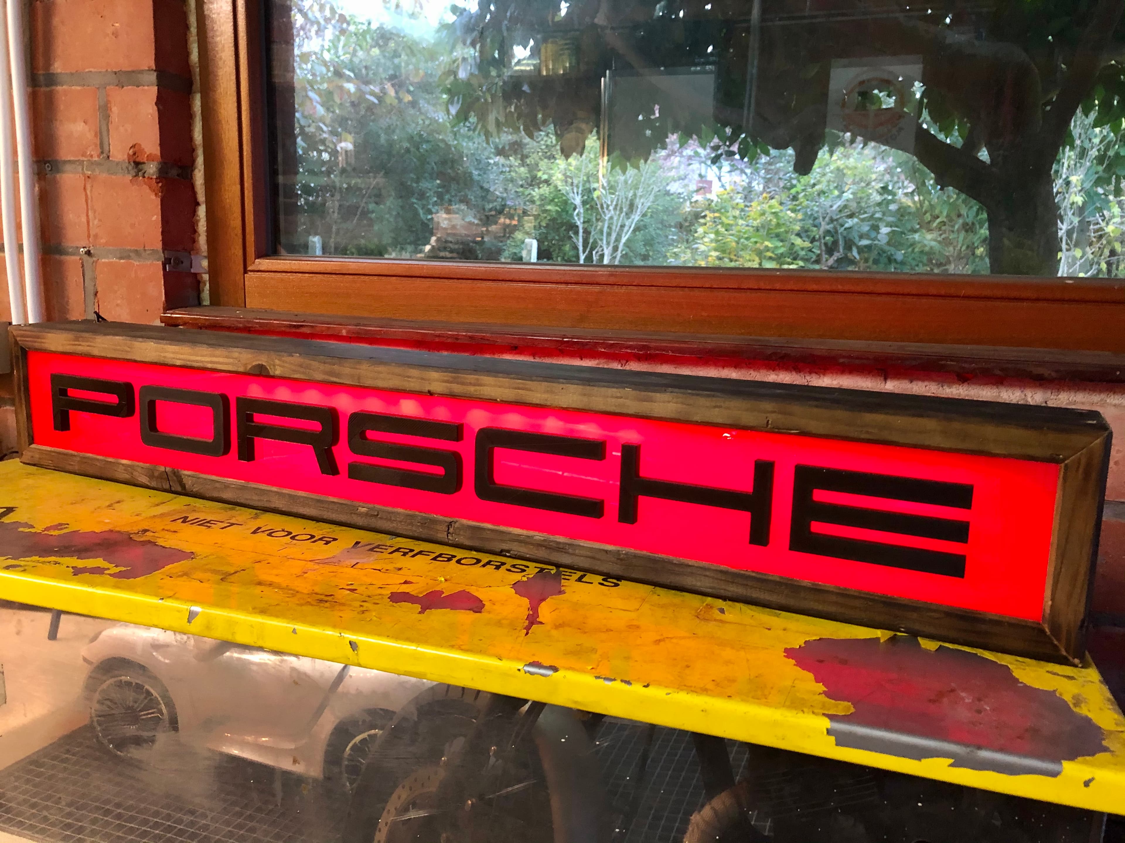 Porsche lichtbak
