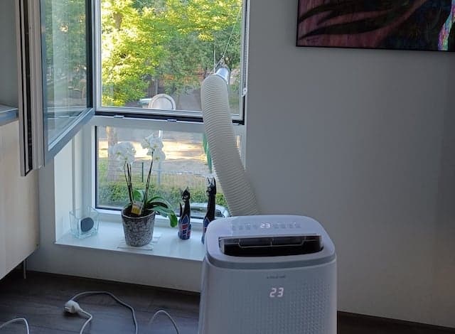 Raamafdichting voor mobiele airco