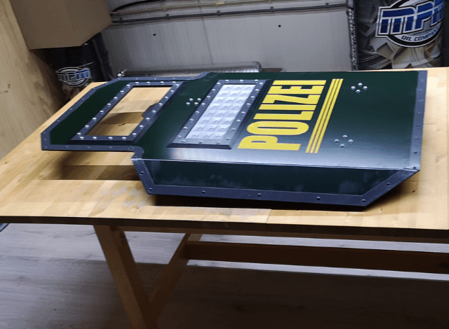 Airsoft schilden van aluminium