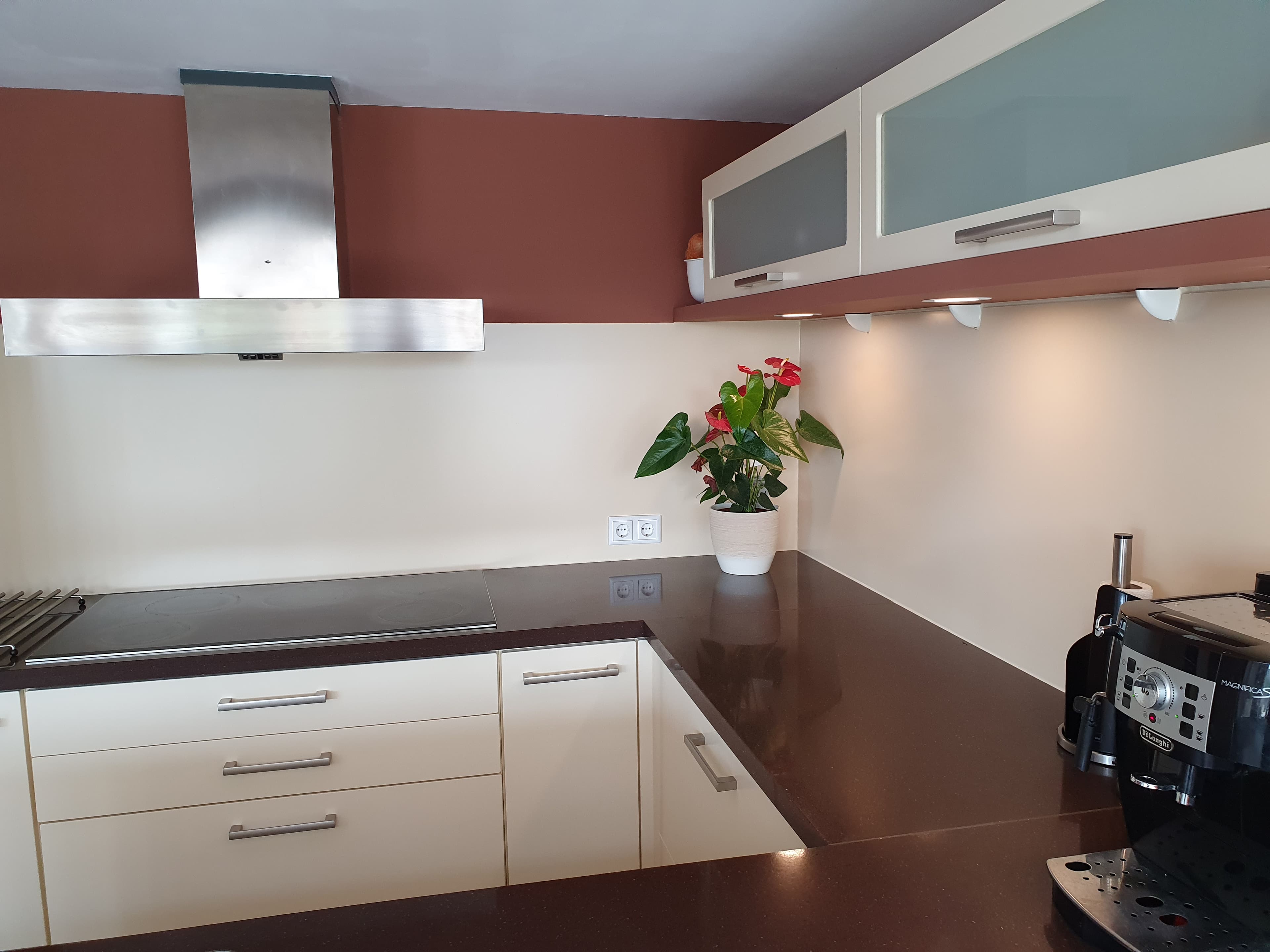 Spatwand keuken van alupanel