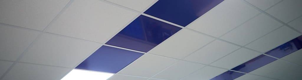 Systeemplafond pimpen met alupanel eindresultaat