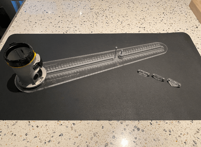 Gereedschap hulpstuk van plexiglas