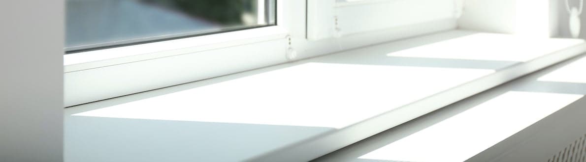 Vensterbank bekleden met plexiglas