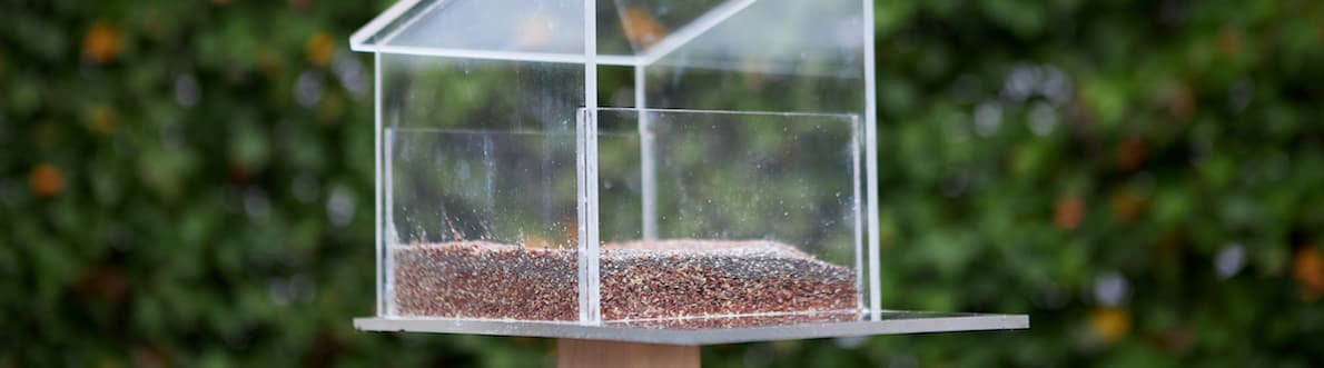 Vogelvoederhuisje maken banner