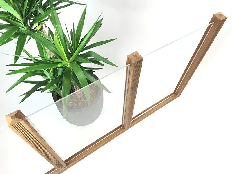 Windscherm van Plexiglas