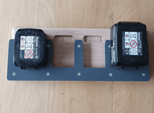 Accu houder voor Makita accu’s van PVC