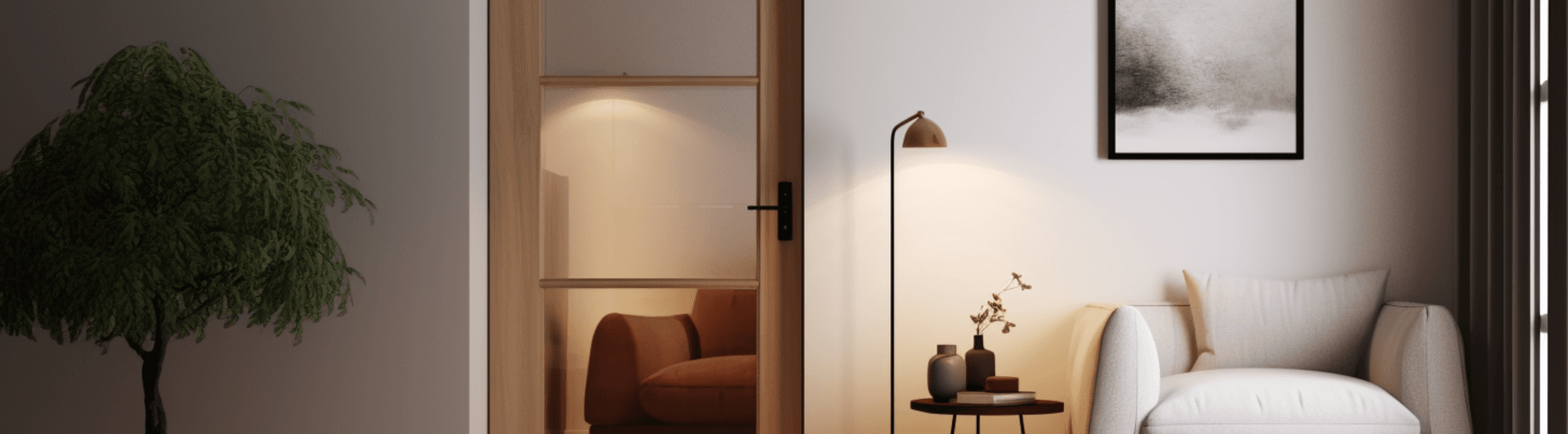 Plexiglas deur header