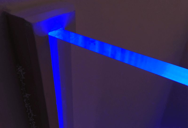 Plexiglas led