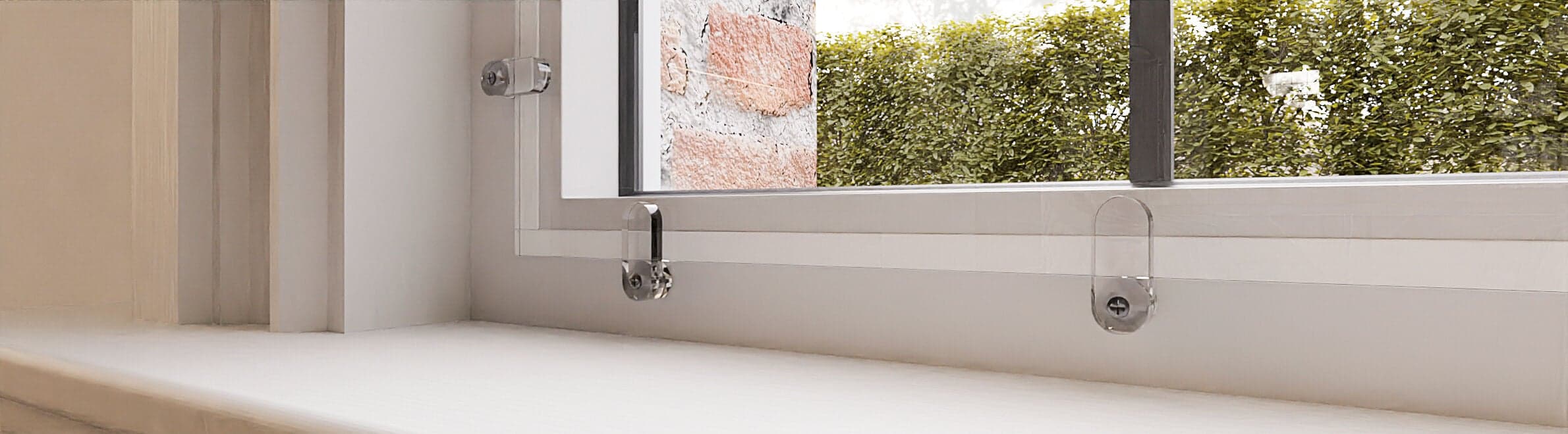Voorzetramen knevels glas in lood