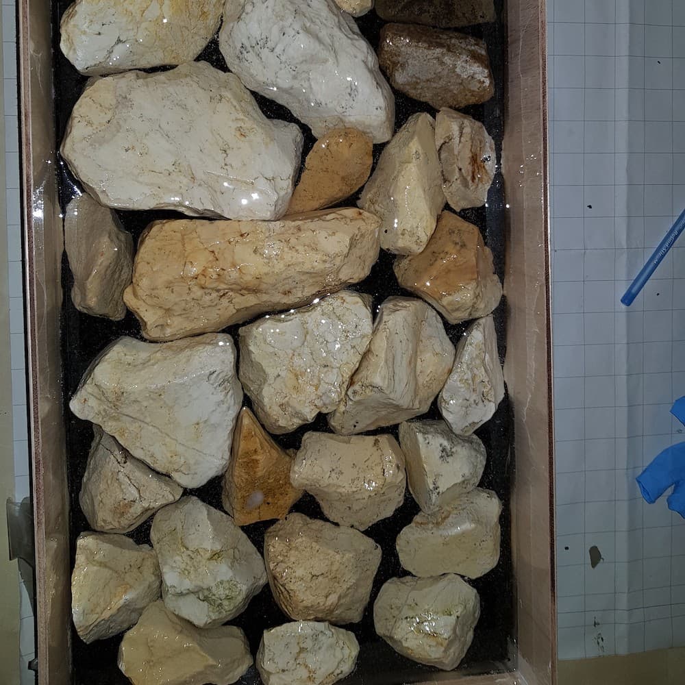 gegoten aquarium achtergrond maken