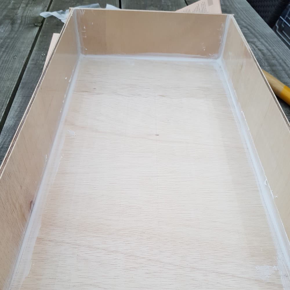 gietbak aquarium achtergrond maken