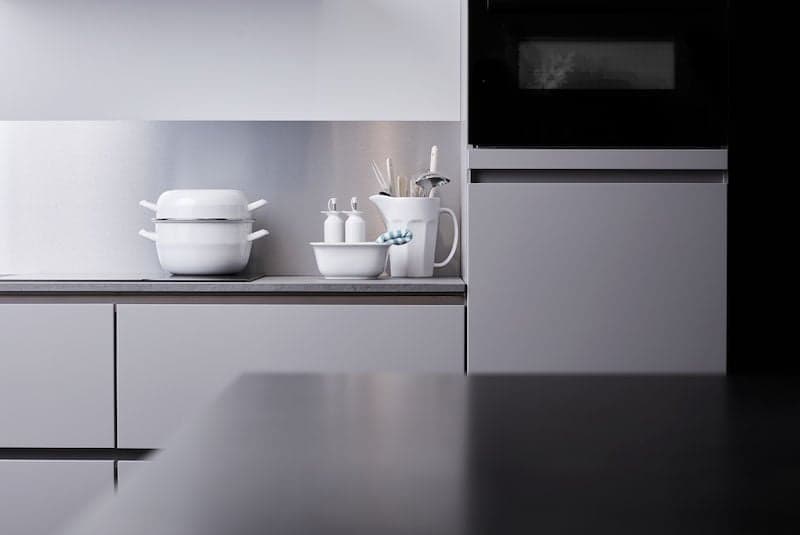 Keuken achterwand aluminium