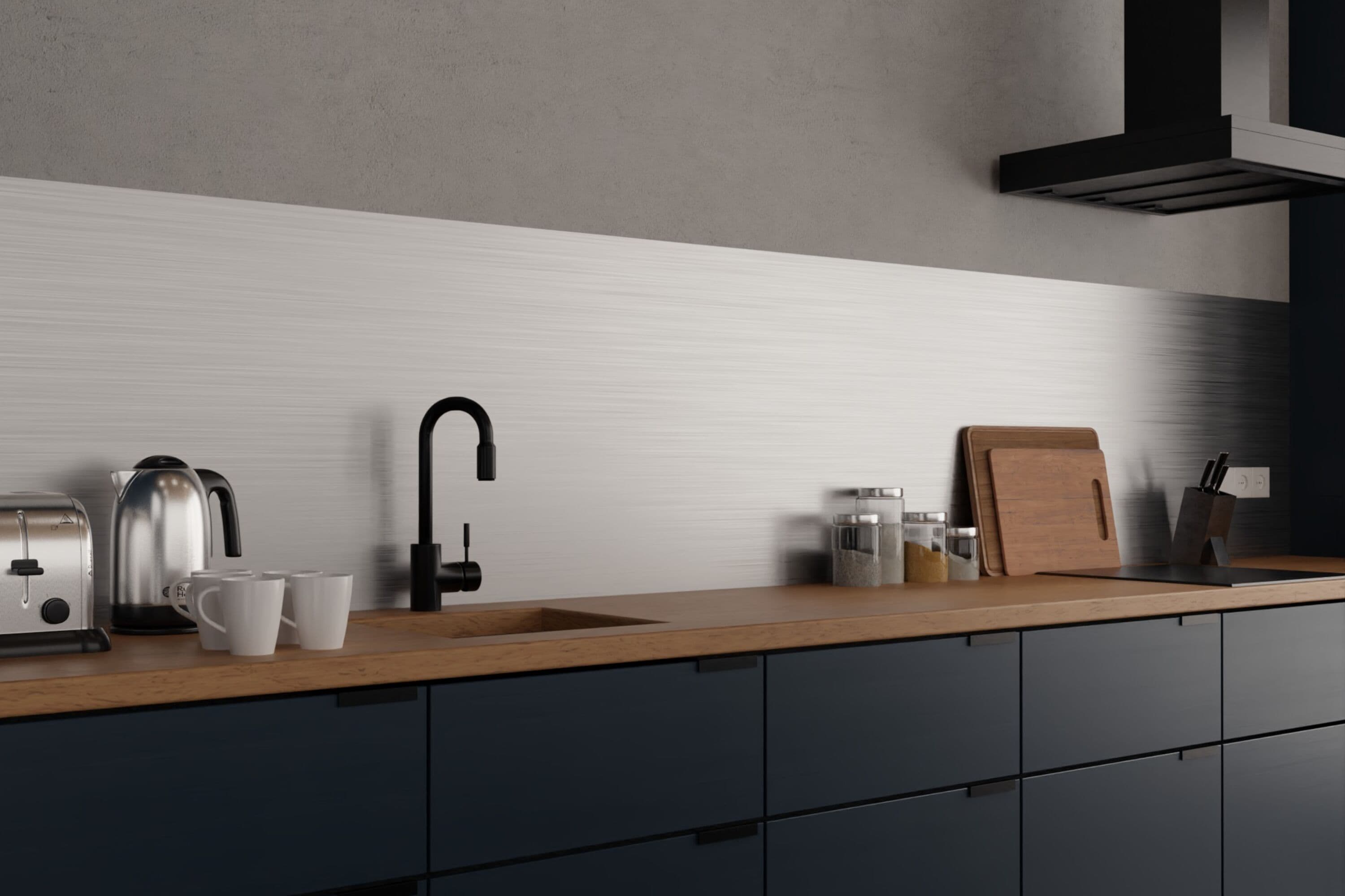 aluminium keuken achterwand op maat goedkoop