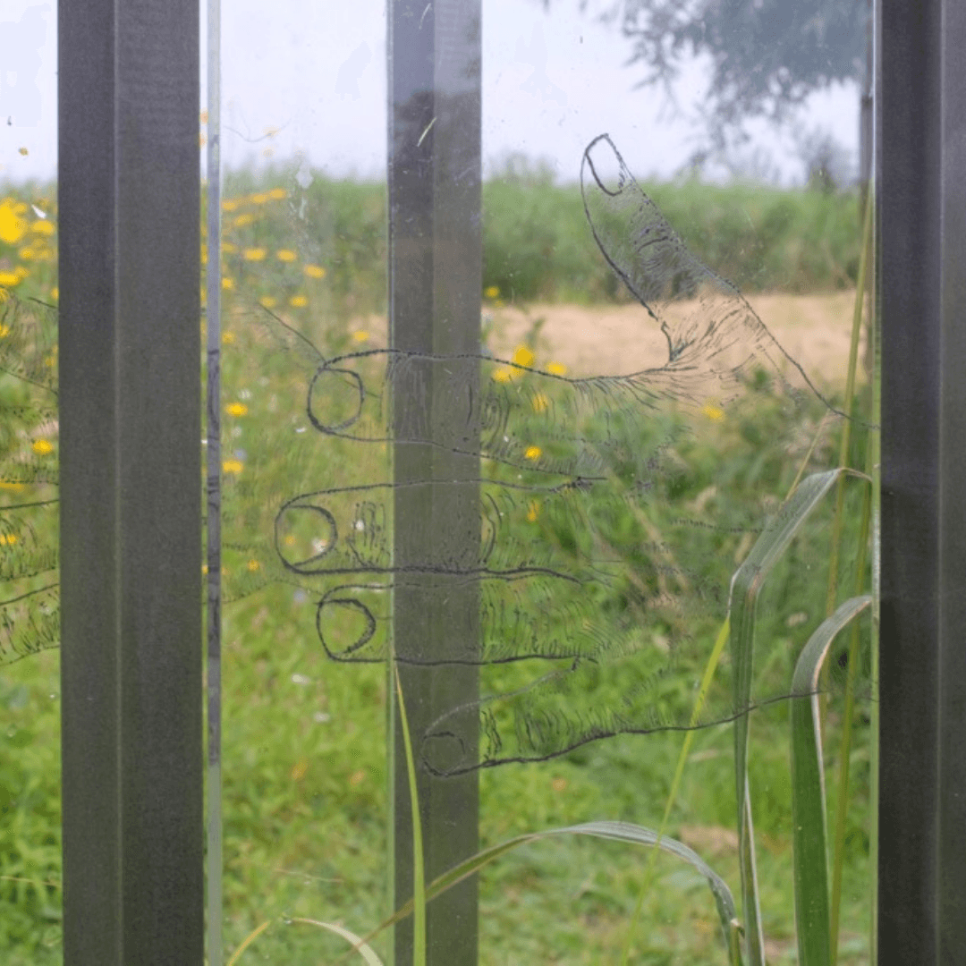kunstbeeld van plexiglas® en metaal