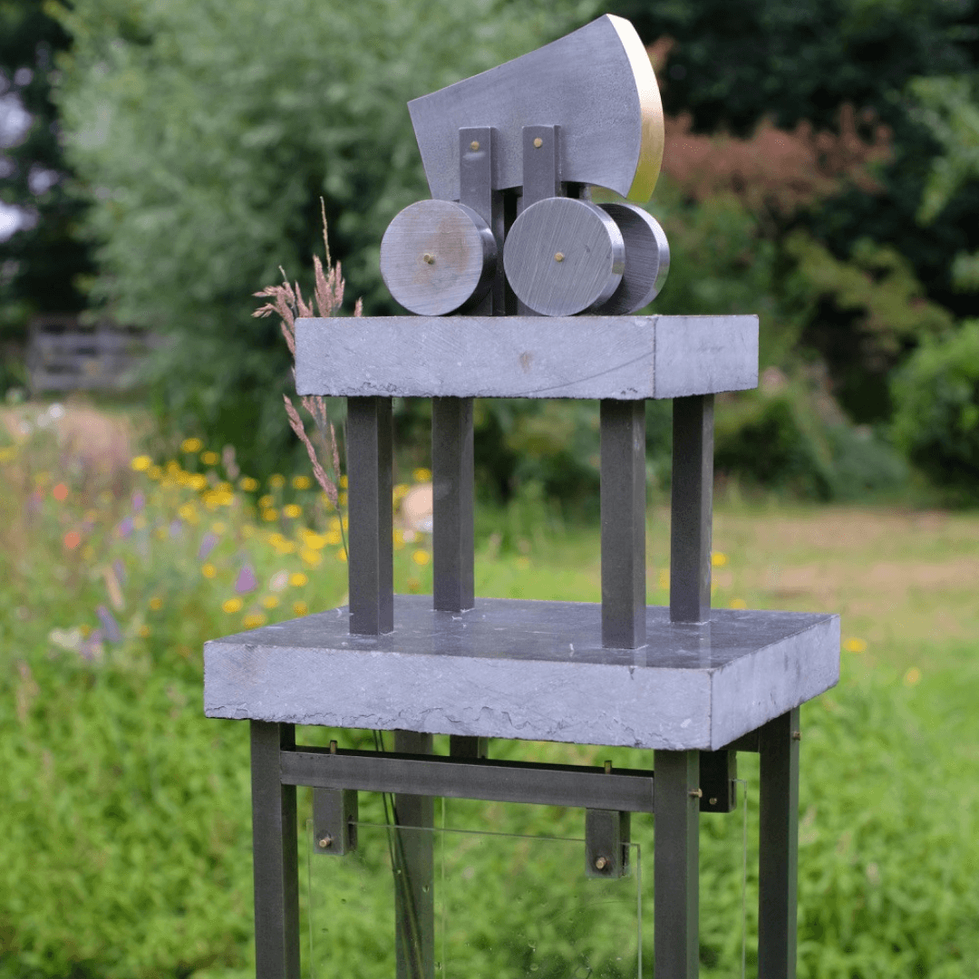 kunstbeeld van plexiglas® en metaal