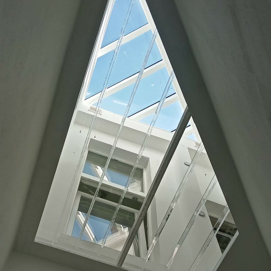 Lichtstraat van plexiglas